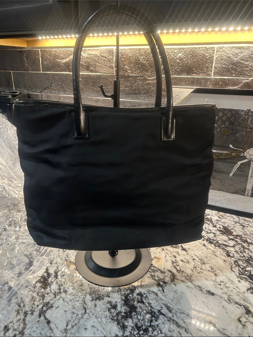 Gucci Black Tom Ford Tote with Silver-Tone Hardware EUC - Picture 15 of 16